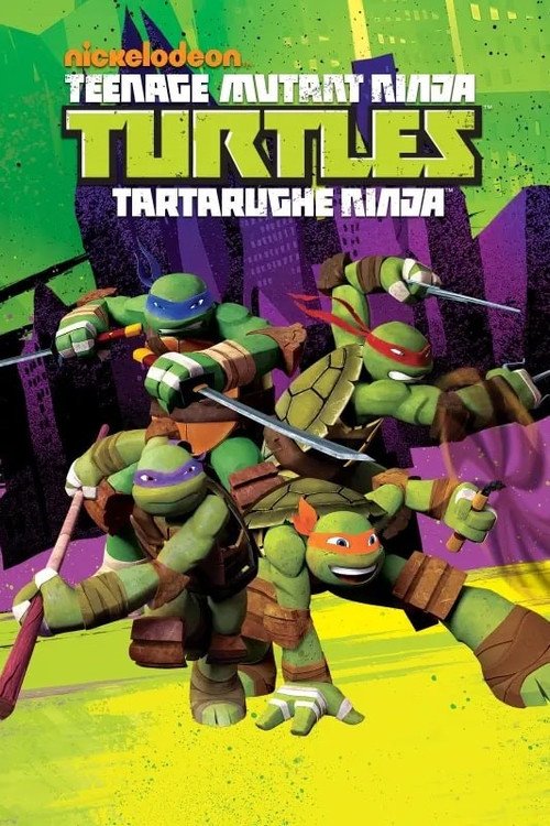 Poster Teenage Mutant Ninja Turtles - Tartarughe Ninja - Stag. 2 Ep. 13 - L'attacco dei vermi spaziali parte 1